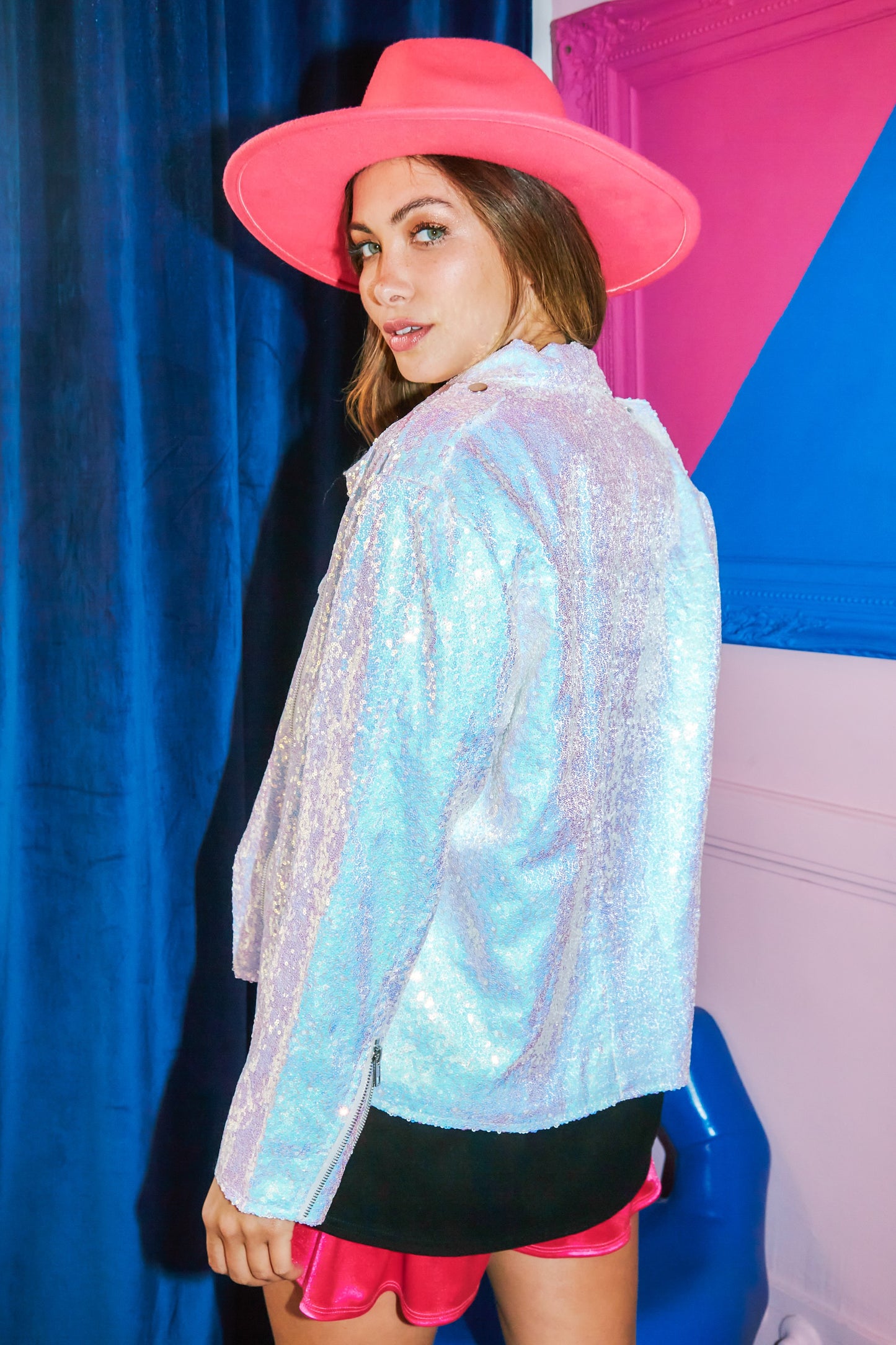 Life is Short, Wear The Sequins! Moto Jacket